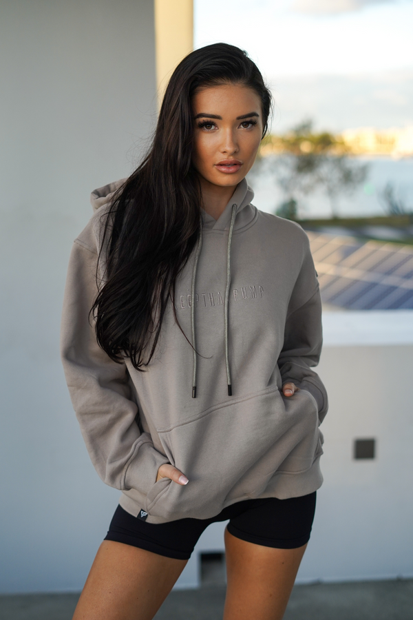 KTP OVERSIZED HOODIE - TAUPE