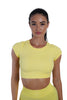 KTP CROPPED TEE - YELLOW