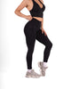 RECOIL HIGH WAIST SCRUNCH LEGGING - BLACK