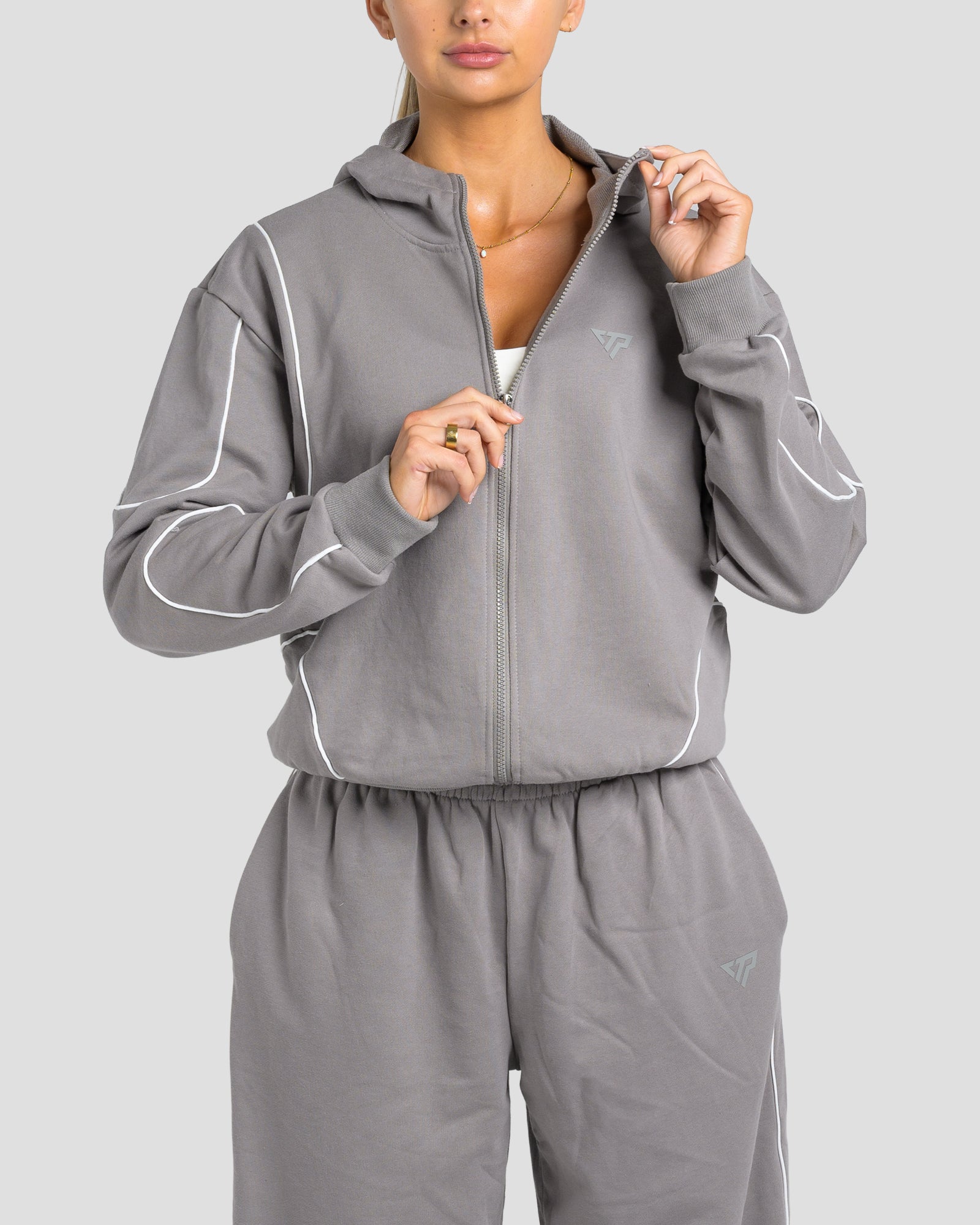 KTP SWEAT ZIP JACKET - GREY