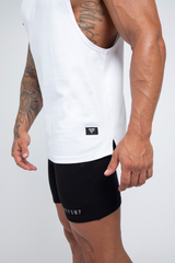 White Gym Muscle Tee