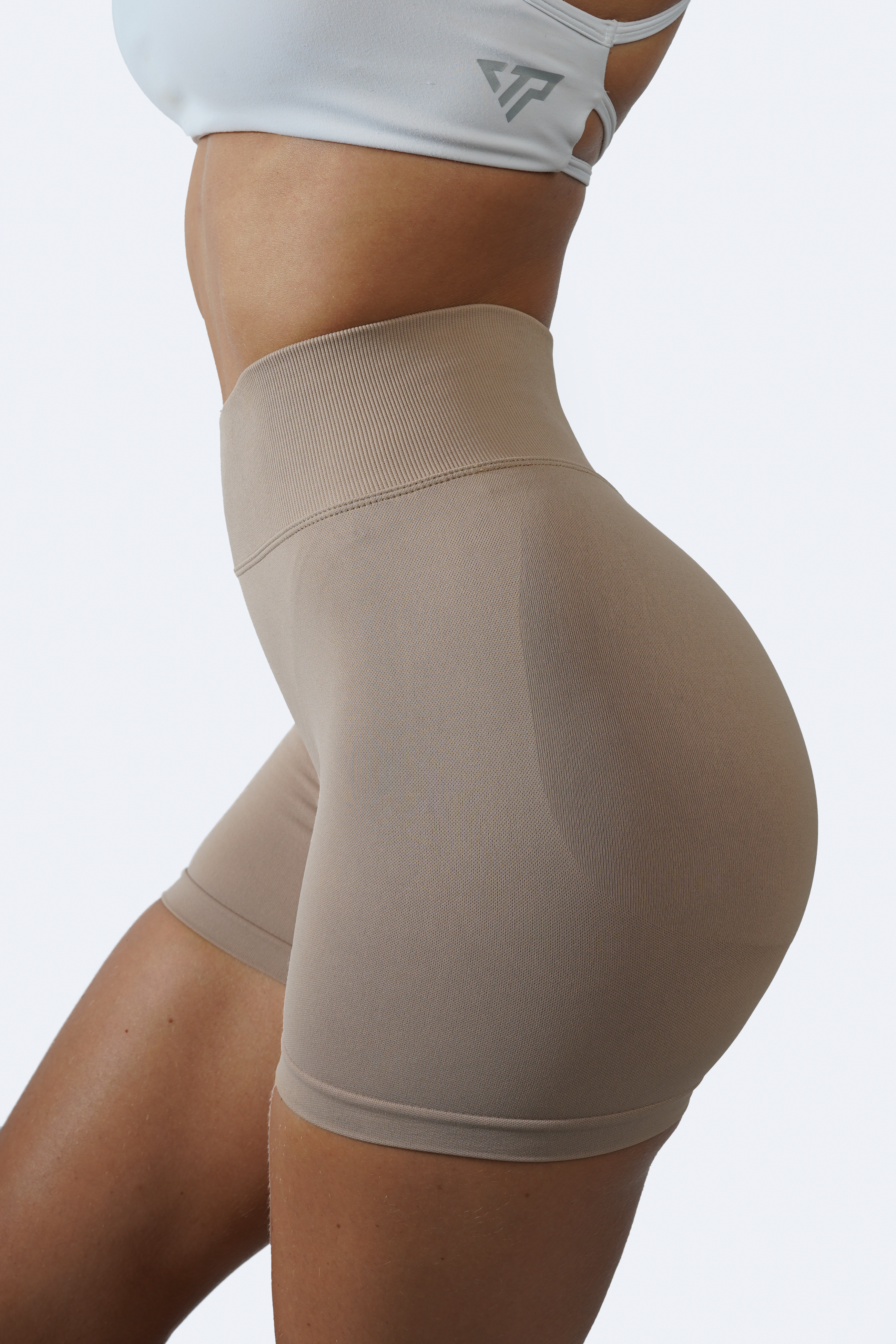 Women's Scrunch Bum Shorts Shiny Cire