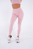 pink high waisted yoga pants